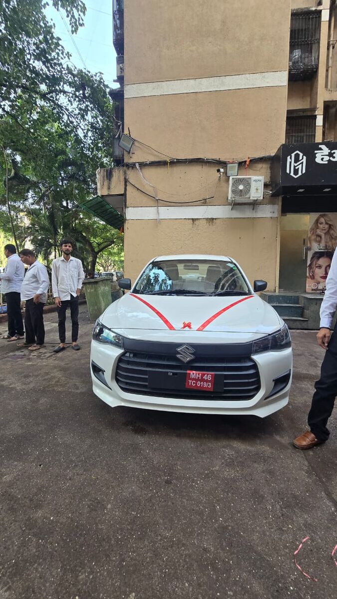 Happy customer with new car